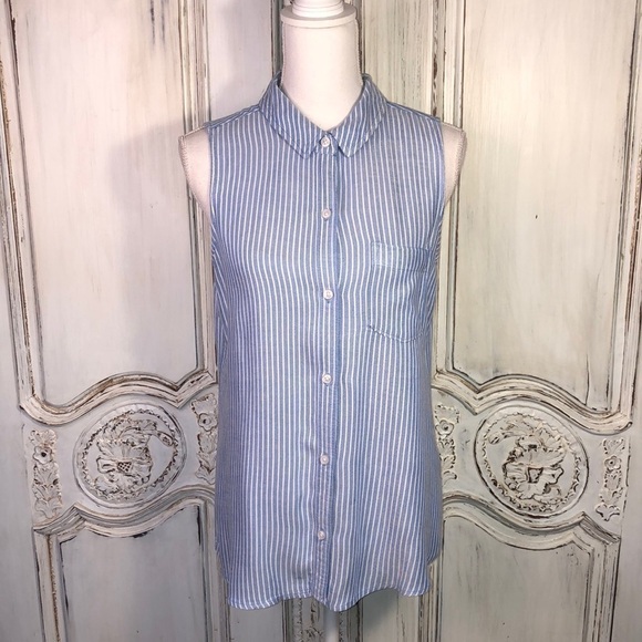 The So Perfect Sleeveless Shirt Relaxed Size Medium - Picture 1 of 11
